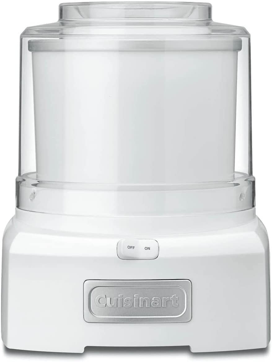 Cuisinart ICE-21P1 1.5-Quart Frozen Yogurt, Ice Cream and Sorbet Maker, Double Insulated Freezer Bowl elminates the need for Ice and Makes Frozen…
