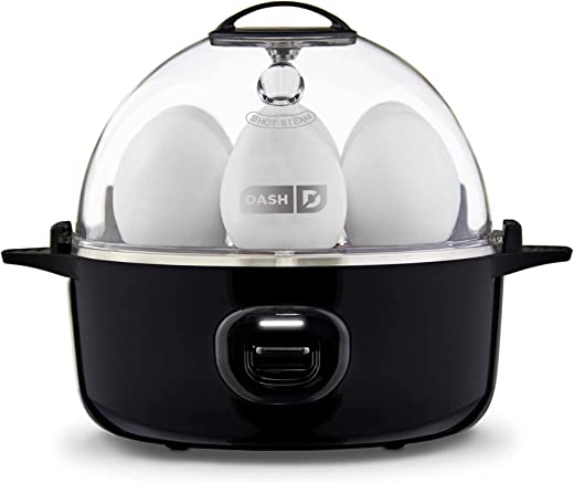 Dash Express Electric Egg Cooker, 7 Egg Capacity for Hard Boiled, Poached, Scrambled, or Omelets with Cord Storage, Auto Shut Off Feature,…