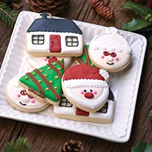 seasonal cookie cutter sets; vintage style cookie cutters; stainless steel cookie cutters