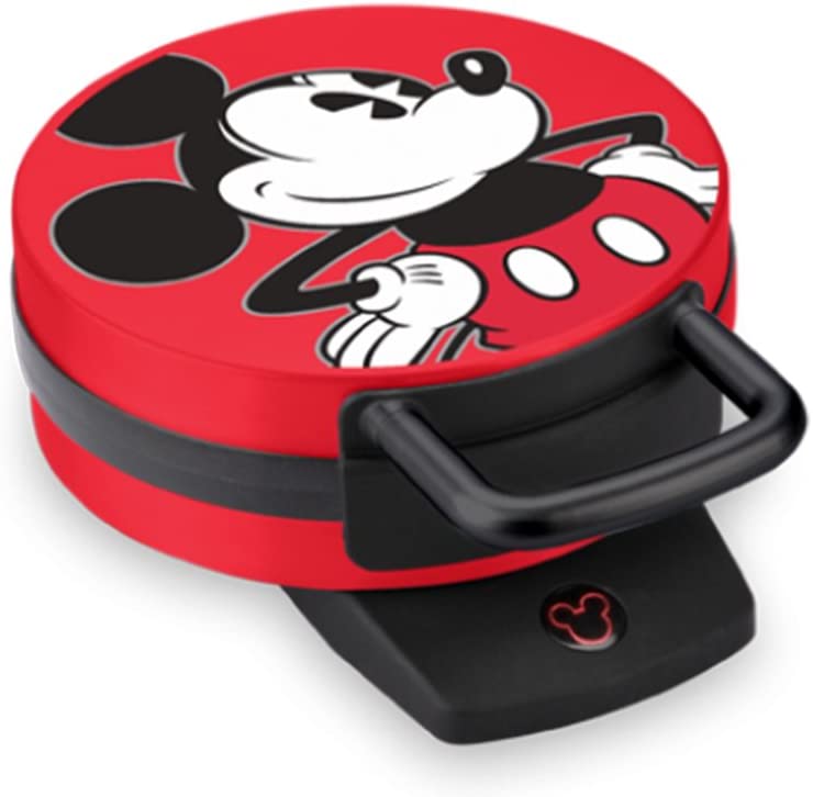 Disney DCM-12 Mickey Mouse Waffle Maker, Red