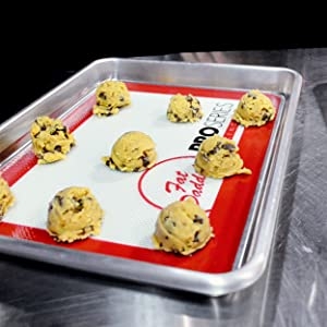 sheet pan, scoop, cookie, cookie dough