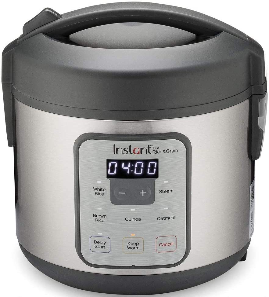 Instant Zest 8 Cup One Touch Rice Cooker, From the Makers of Instant Pot, Steamer, Cooks Rice, Grains, Quinoa and Oatmeal, No Pressure Cooking…