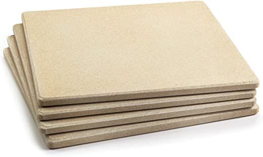 Outset 76176 Pizza Grill Stone Tiles, Set of 4