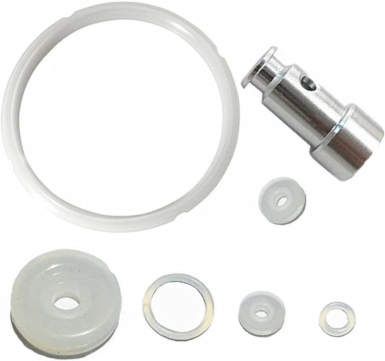 Pressure Cooker Gaskets Silicone Sealing Rings and Universal Replacement Floater and Sealer for 5 or 6 Quart Models -Set of 7