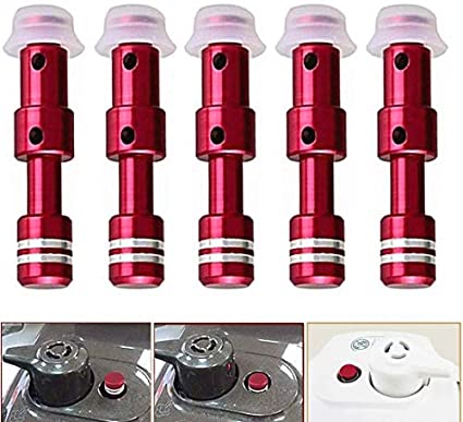 (Set of 5) Replacement Floater Valve and Sealer Ring for Electric Pressure Cooker, Pressure Cookers Parts, Faberware Steam Valve
