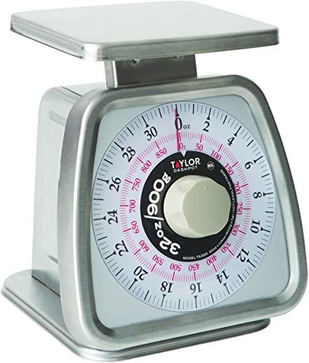 Taylor Mechanical Portion Control Scale with Dashpot, NSF – (32 oz /900 g)