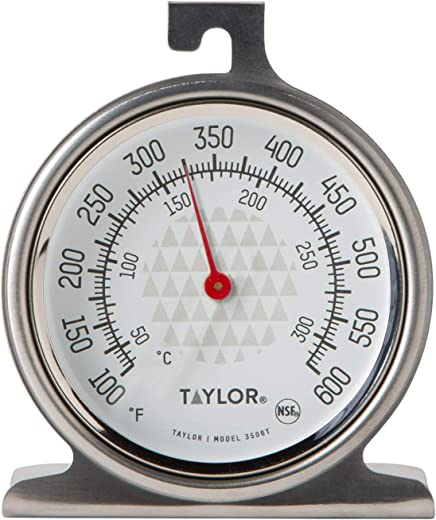 Taylor Precision Products Large 2.5 Inch Dial Kitchen Cooking Oven Thermometer