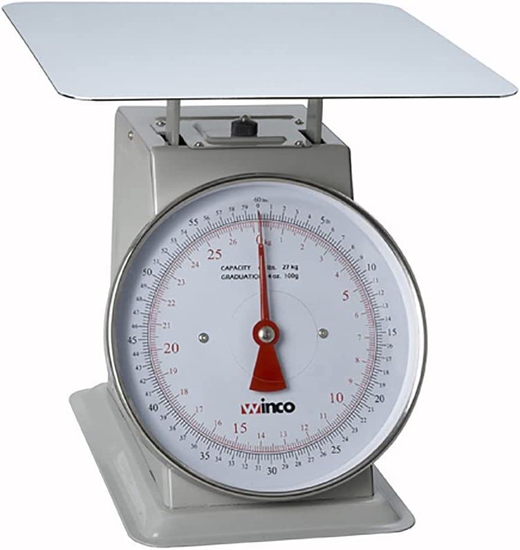 Winco 60-Pound Scale with 9-Inch Dial