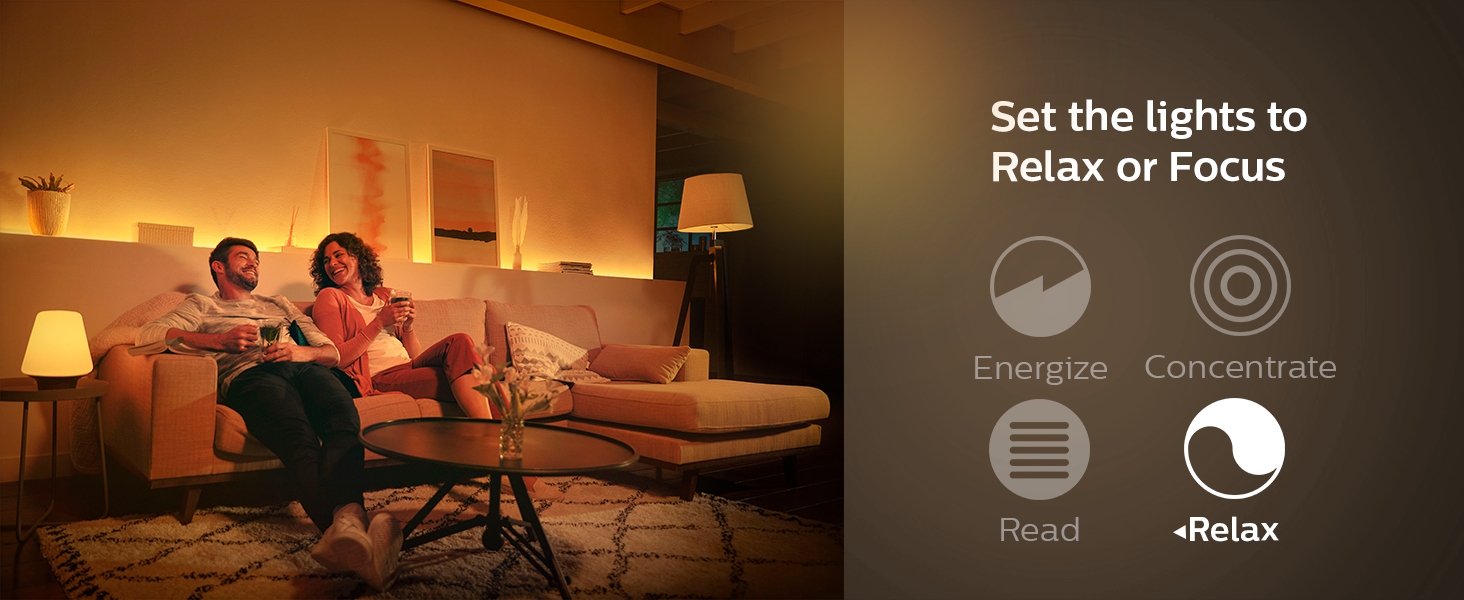 Philips Hue;smart lighting;smart home;A19;lamps;overhead bulb;app controlled;16 millions colors;LED