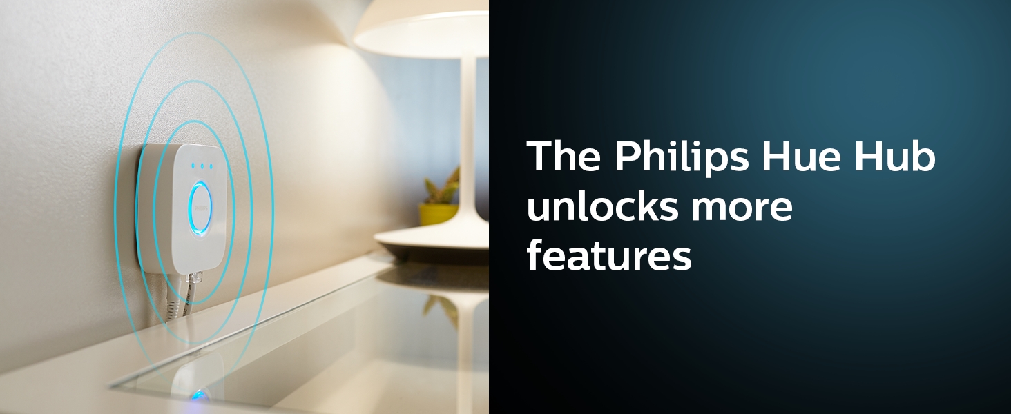 Philips;Hue;Bluetooth;voice control;app control;one room;expand;Hue Hub;smart lighting;smart home