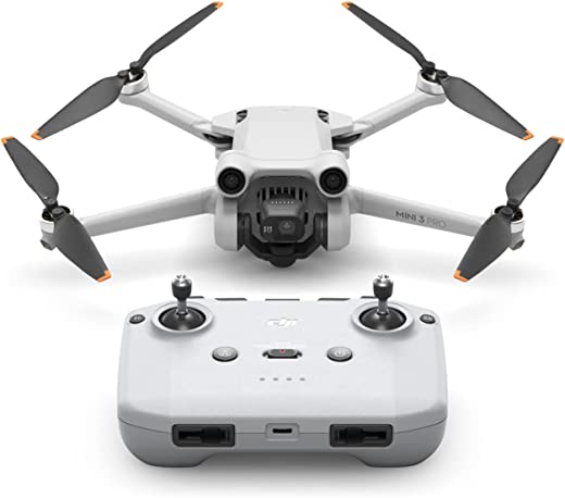 DJI Mini 3 Pro, Lightweight Foldable Camera Drone with 4K/60fps Video, 48MP, 34 Mins Flight Time, Less than 249 g, Front, Rear and Downward…