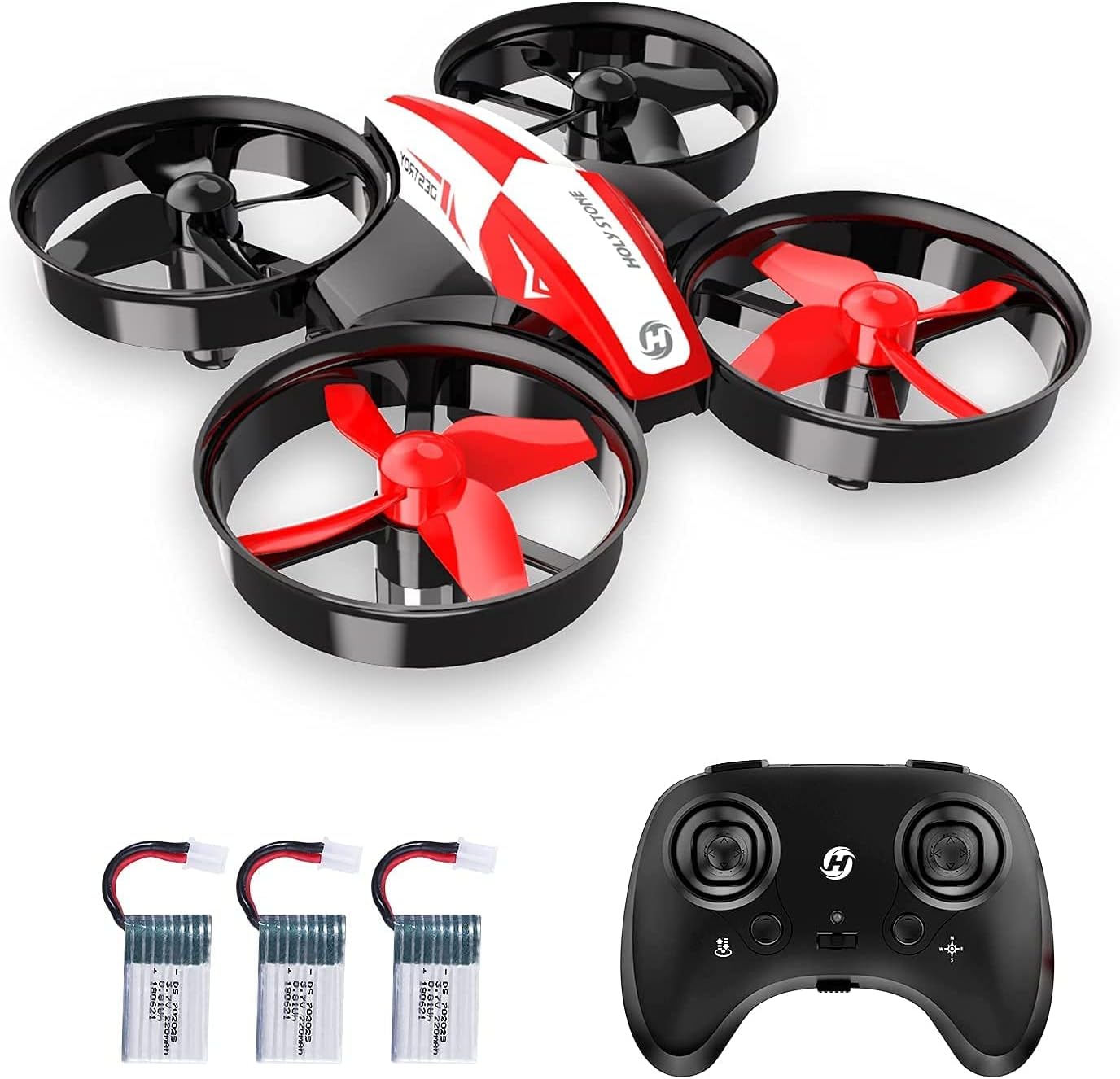 Holy Stone HS210 Mini Drone for Children, RC Quadcopter Helicopter Remote Control with 3 Batteries, 21 Minutes Flight Time Long Flight Time,…