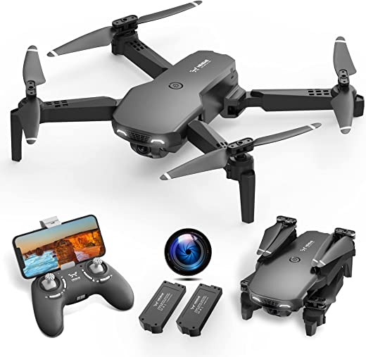 NEHEME NH525 Foldable Drones with 1080P HD Camera for Adults, RC Quadcopter WiFi FPV Live Video, Altitude Hold, Headless Mode, One Key Take Off for…