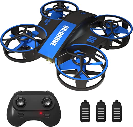 ROVPRO Mini Drone for Kids Beginners, RC Helicopter Quadcopter with Auto Hovering, Headless Mode, 3D Flip, Throw to Go, 3 Batteries and Remote…