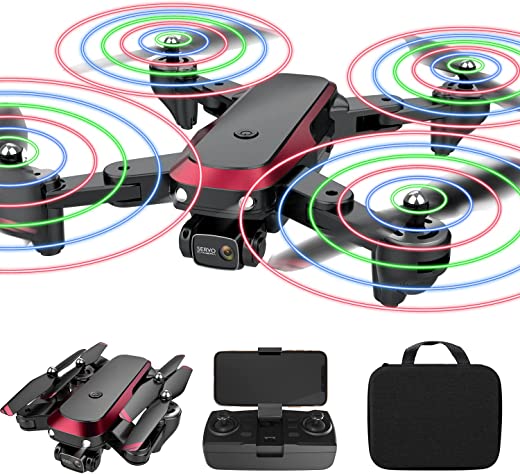TizzyToy Drone with Camera 4K, Drones for adults, WiFi FPV RC Quadcopter with Gesture Control, 3D FlipFoldable Mini Drones Toys Gifts for Kids…