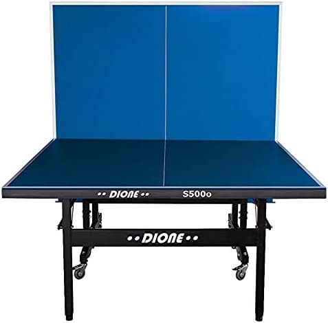 Dione S500o Table Tennis Table 6 mm Top Outdoor Folding Rollable Table Tennis Table for Outdoor Use Weatherproof TT Table 55 kg