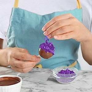 Crystal Candy Flakes Cake Decorate Decorating Edible