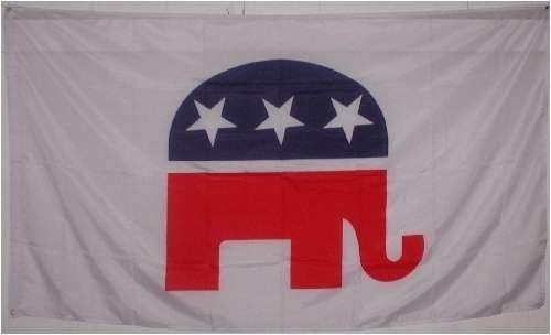 Republican Elephant Flag – 3×5 GOP Political party banner – NEW   price checker   price checker Description Gallery Reviews