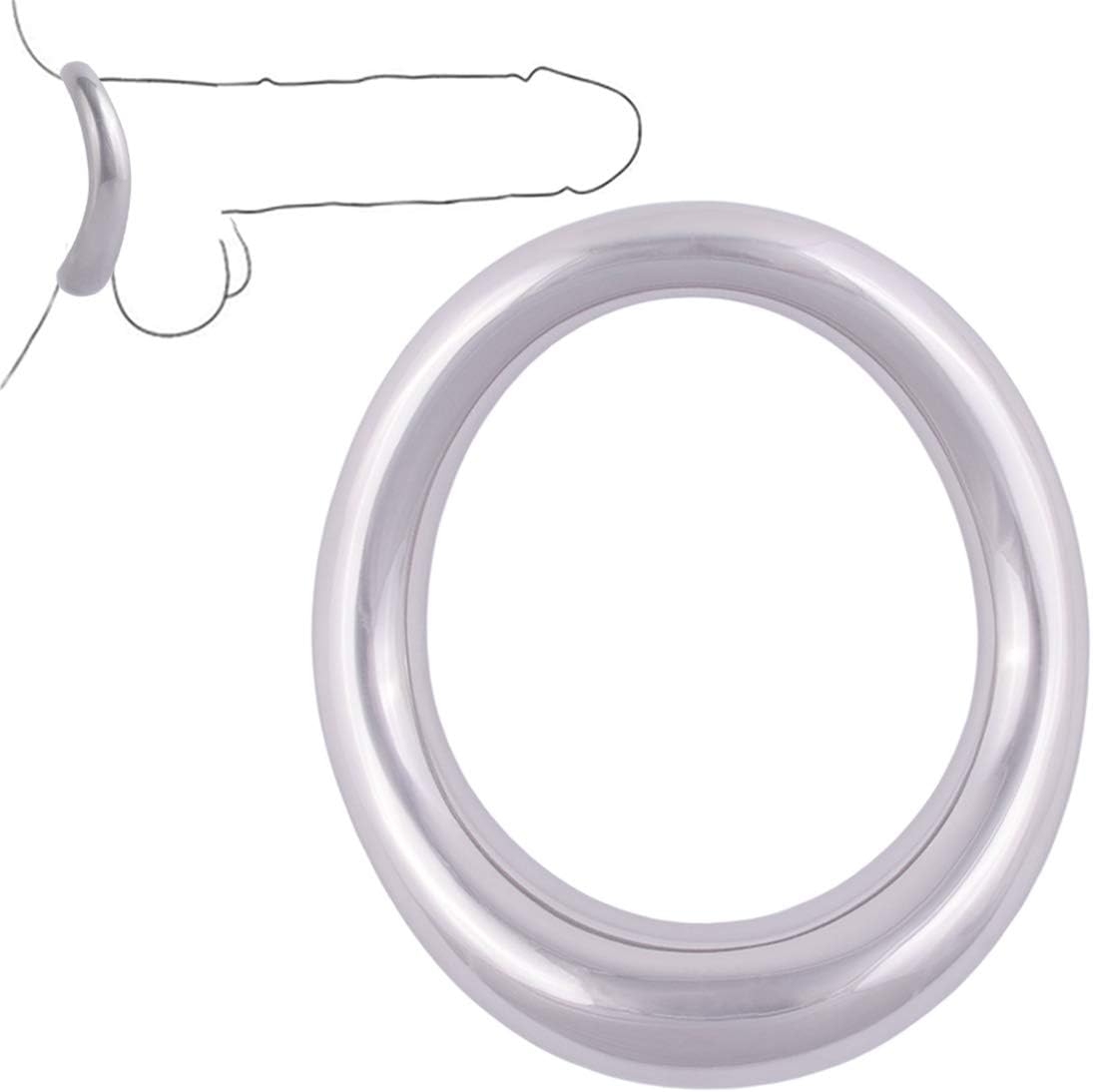 Cock Ring Metal Penis Ring is Sleek and Comfortable Cock Rings for Men Made of Medical Grade Stainless Steel Penis Rings There