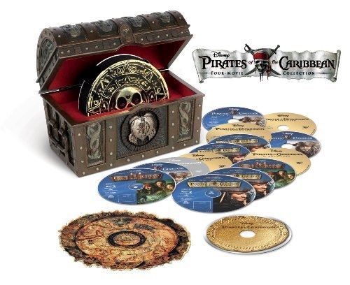 Pirates of the Caribbean: Four-Movie Collection (Blu-ray + Digital Copy) by Walt Disney Studios Home Entertainment   price
