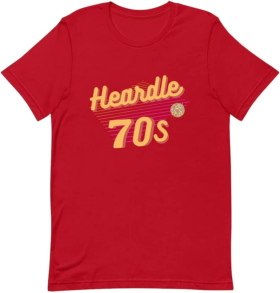 Heardle 70s, I can Guess The ‘70s T-Shirt Unisex   Import  Single ASIN  Import  Multiple ASIN ×Product customization Go