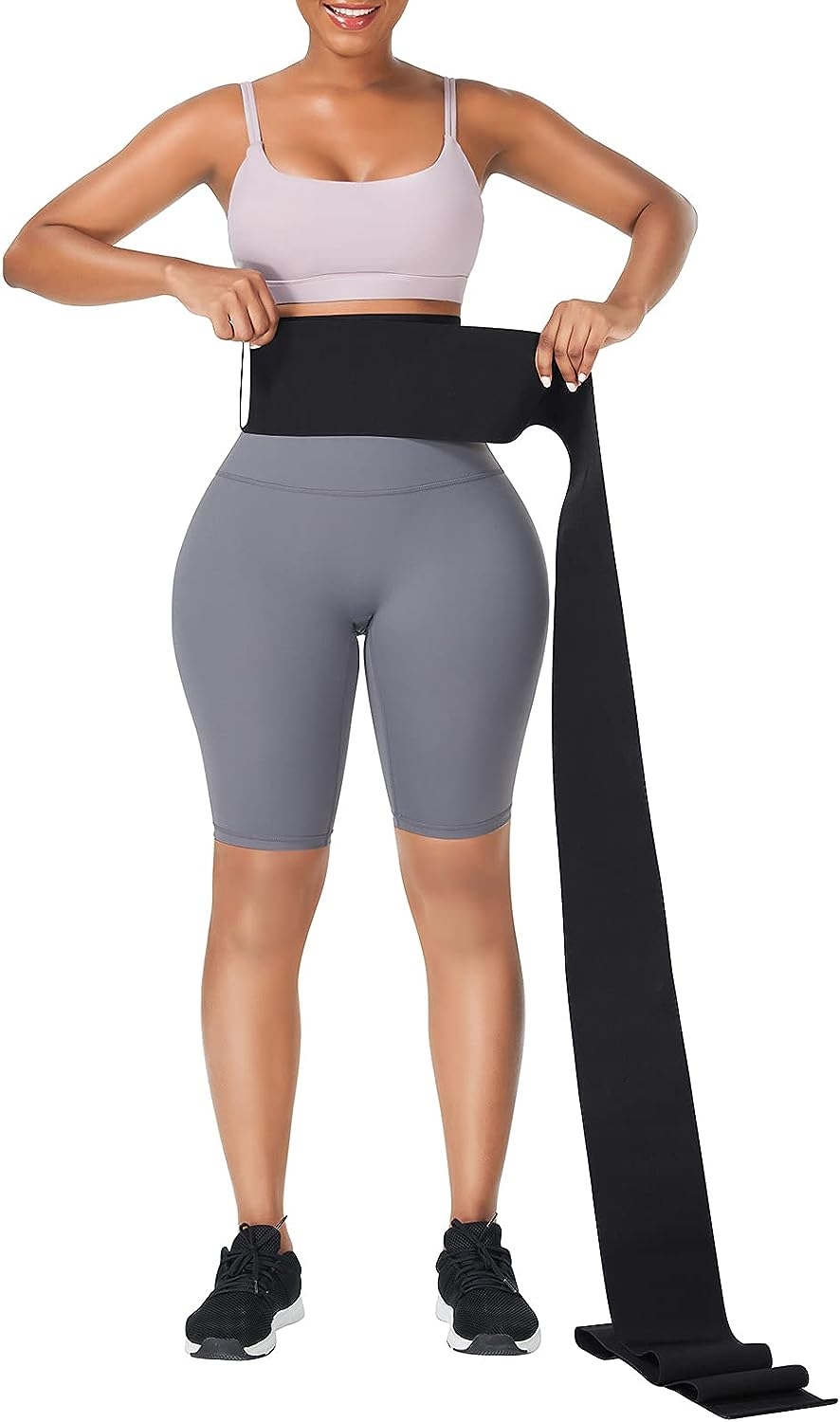 Kanley Snatched Waist Bandage Wrap Waist Trainer For Women Body Wrap Shapewear Belly Wrap Waist Trainer For Women Plus Size