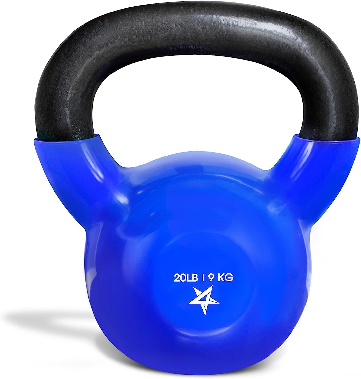 Yes4All Vinyl Coated Kettlebell Weights, Weight Available: 5, 10, 15, 20, 25, 30, 35, 40, 45, 50 Lb – Strength Training