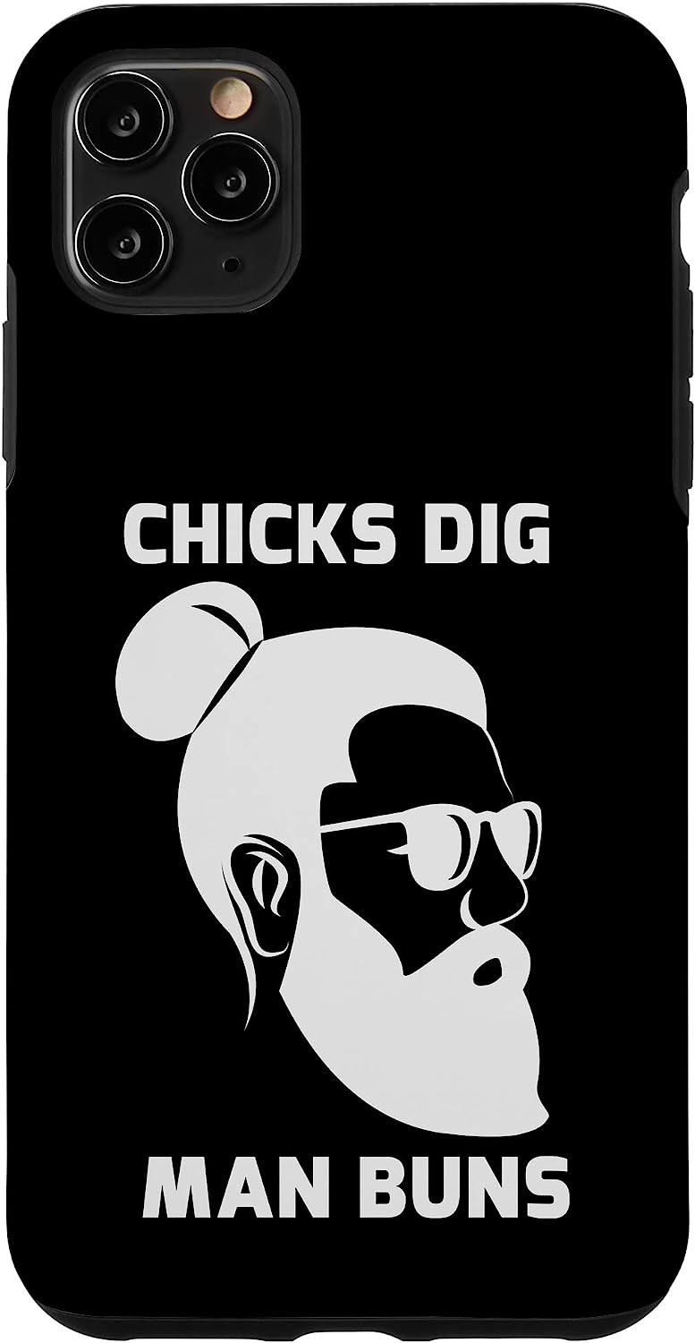 iPhone 12 Pro Max Chicks Dig Man Buns Man Bun Case   price checker   price checker Description Gallery Reviews Variations