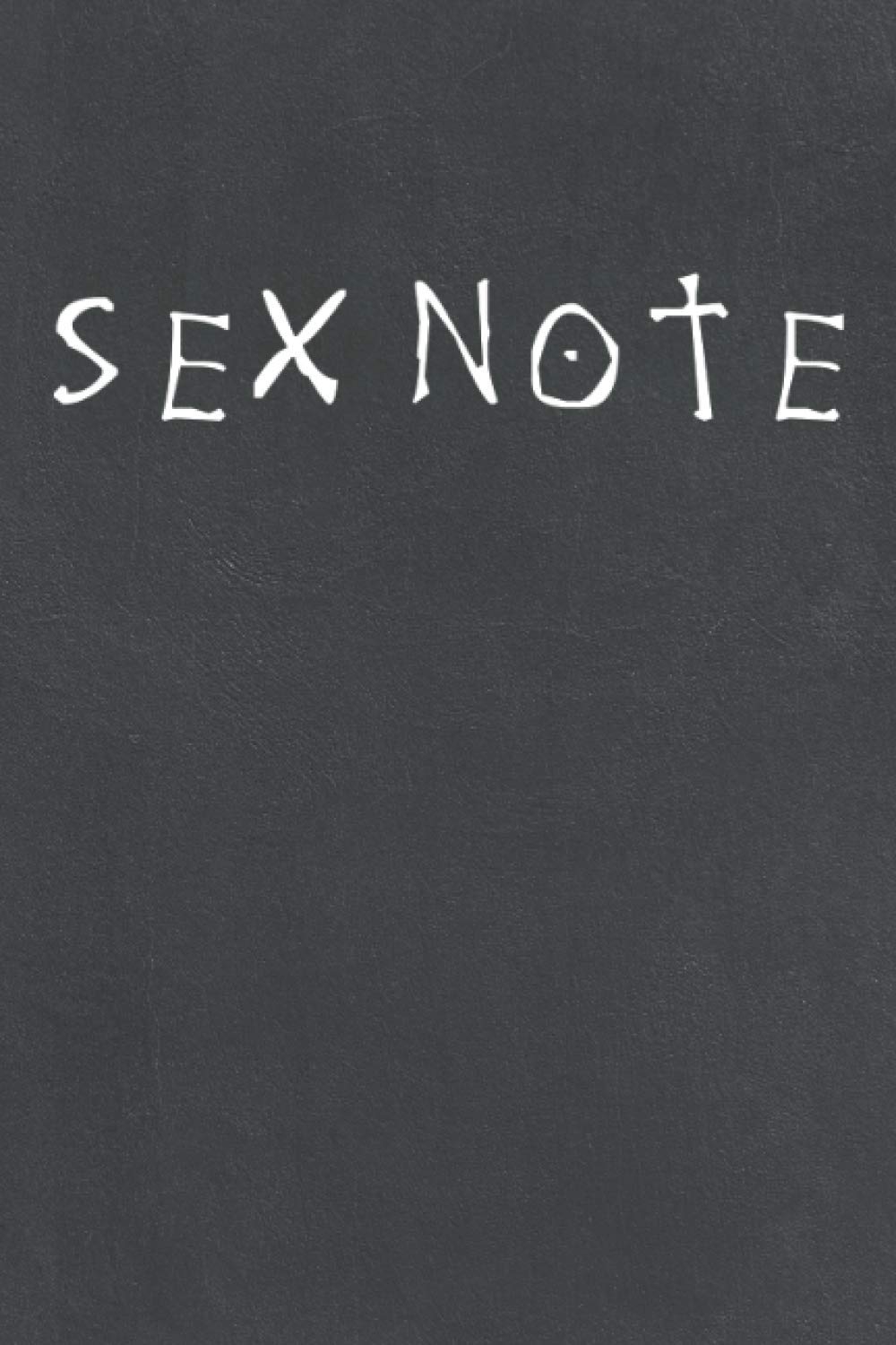 SEXNOTE: Funny Notebook / Journal, Sex Note, Vintage Black Cover To Look Realistic As The One Of The Anime Show   Import