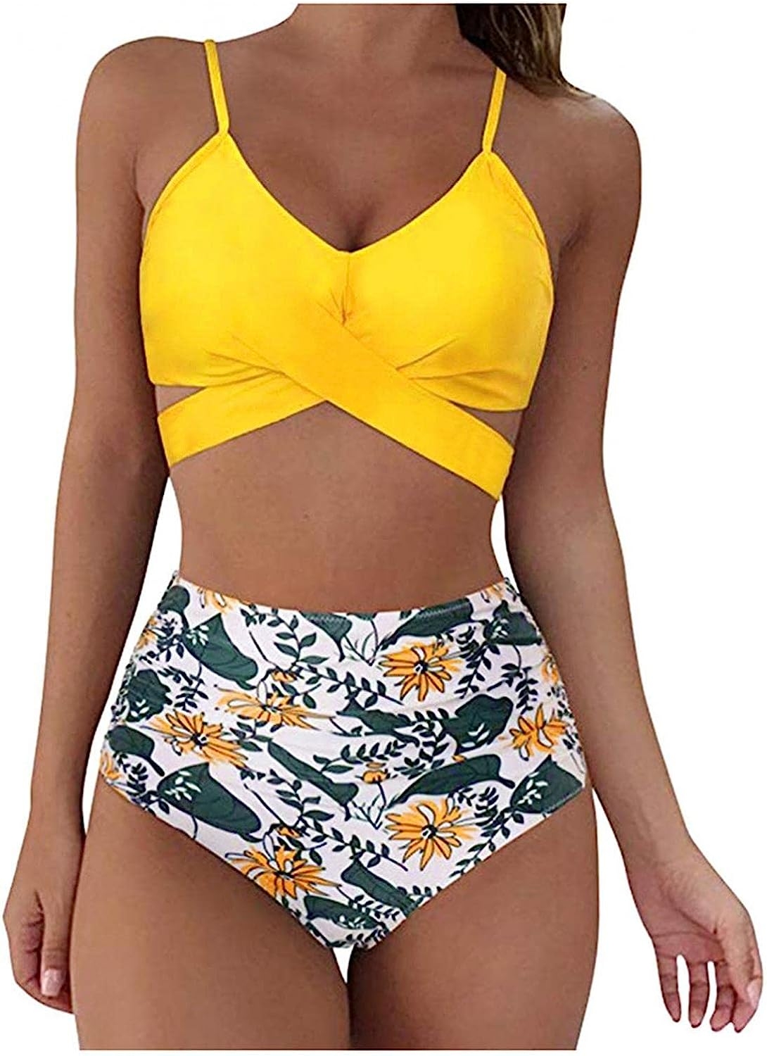 Women’s sexy swimsuit two piece triangle bikini set Tumblr bikini for teens vintage bathing suit   import Single ASIN