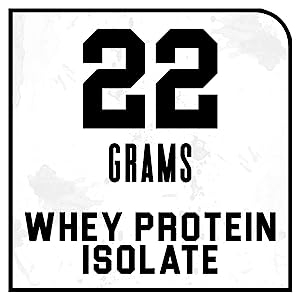 22 Grams Whey Protein Isolate
