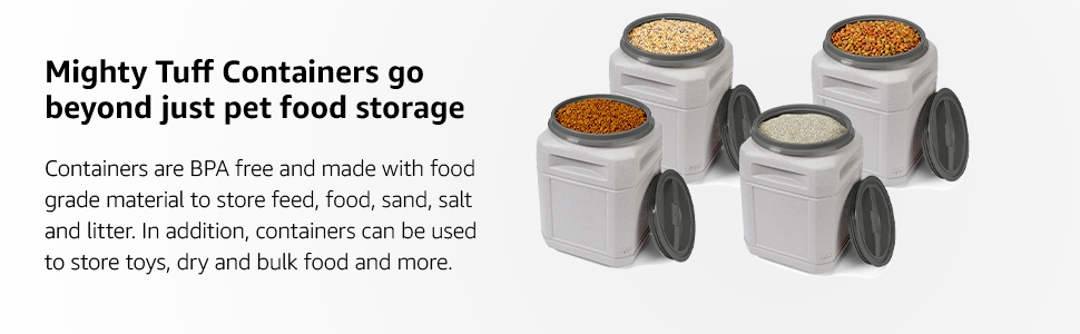 Containers Go Beyond Just Pet Food Storage