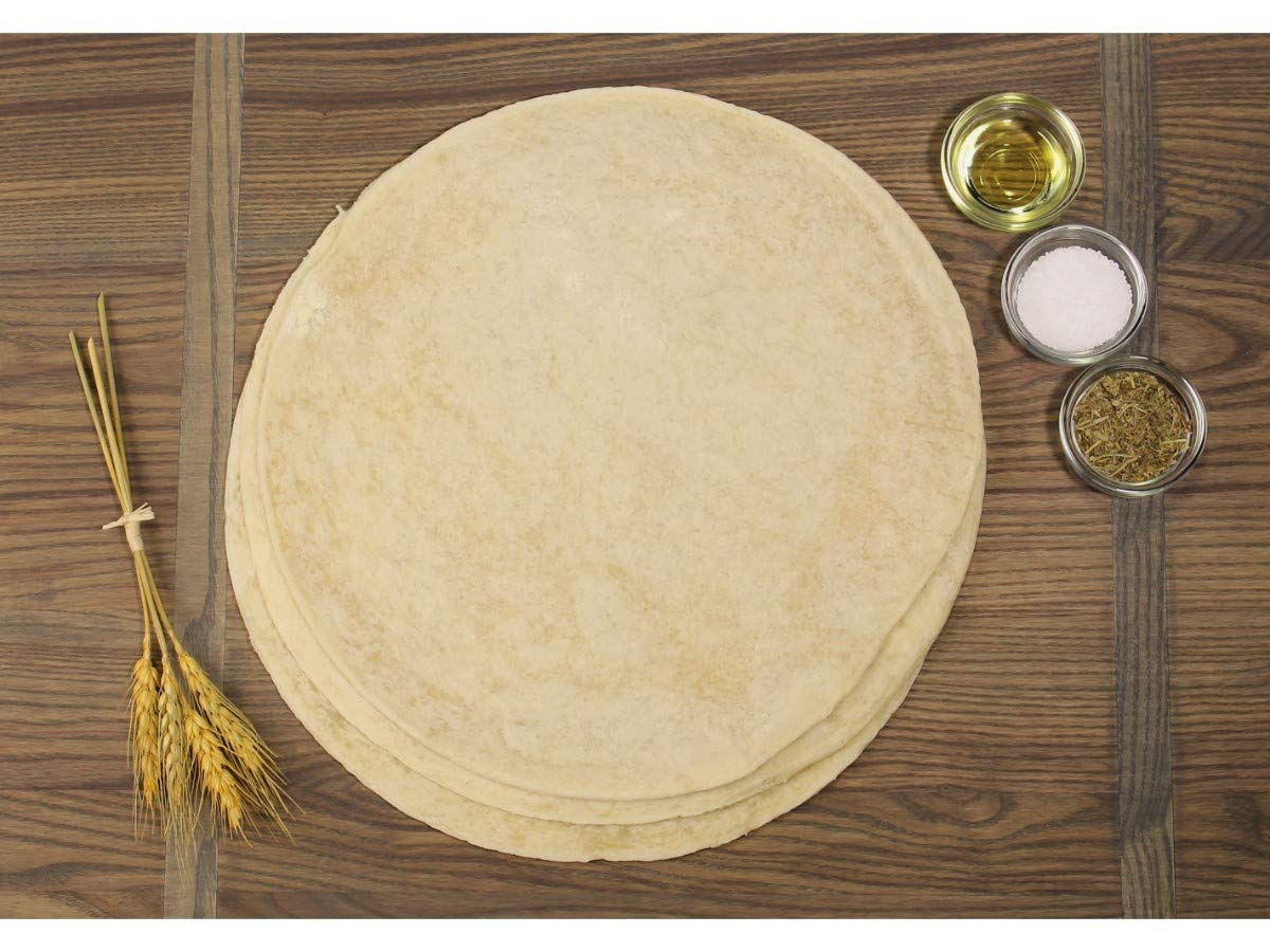Ultra Thin Crust Par Baked Round Traditional Pizza Crust, 10 inch — 30 per case.   Import  Single ASIN  Import  Multiple