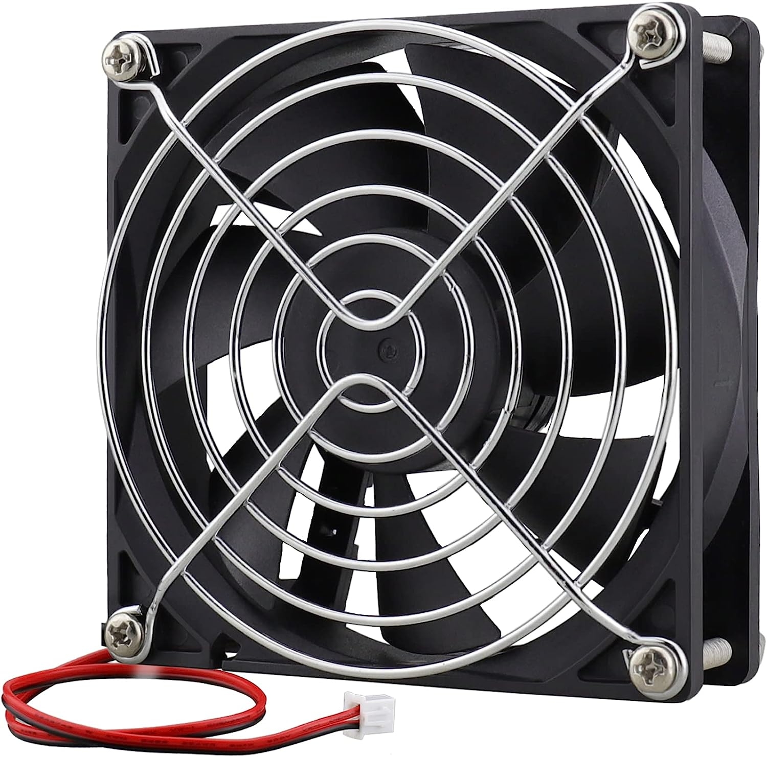 GDSTIME 92mm x 92mm x 25mm 90mm 3.6 Inches 12v Brushless Dc Cooling Fan 2 Pin   Import  Single ASIN  Import  Multiple ASIN