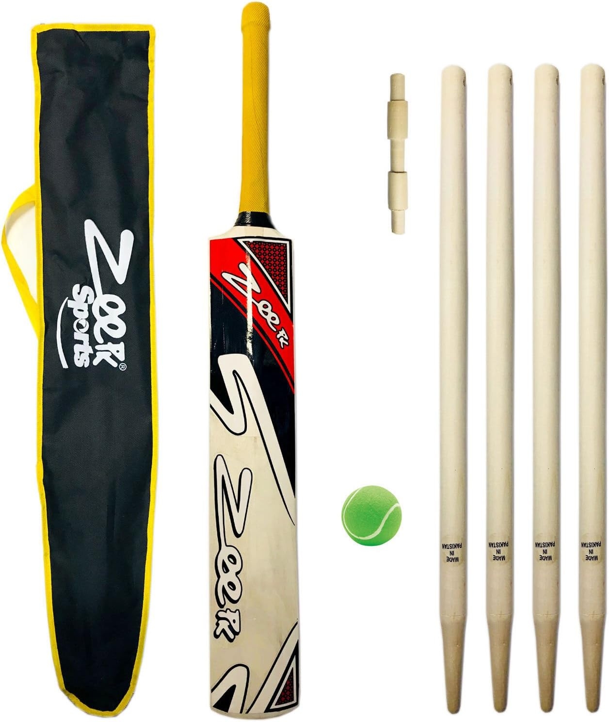 Complete Junior Cricket BAT KIT for Kids Age 8-14 Years Kashmir Willow BAT + WICKETS   price checker   price checker