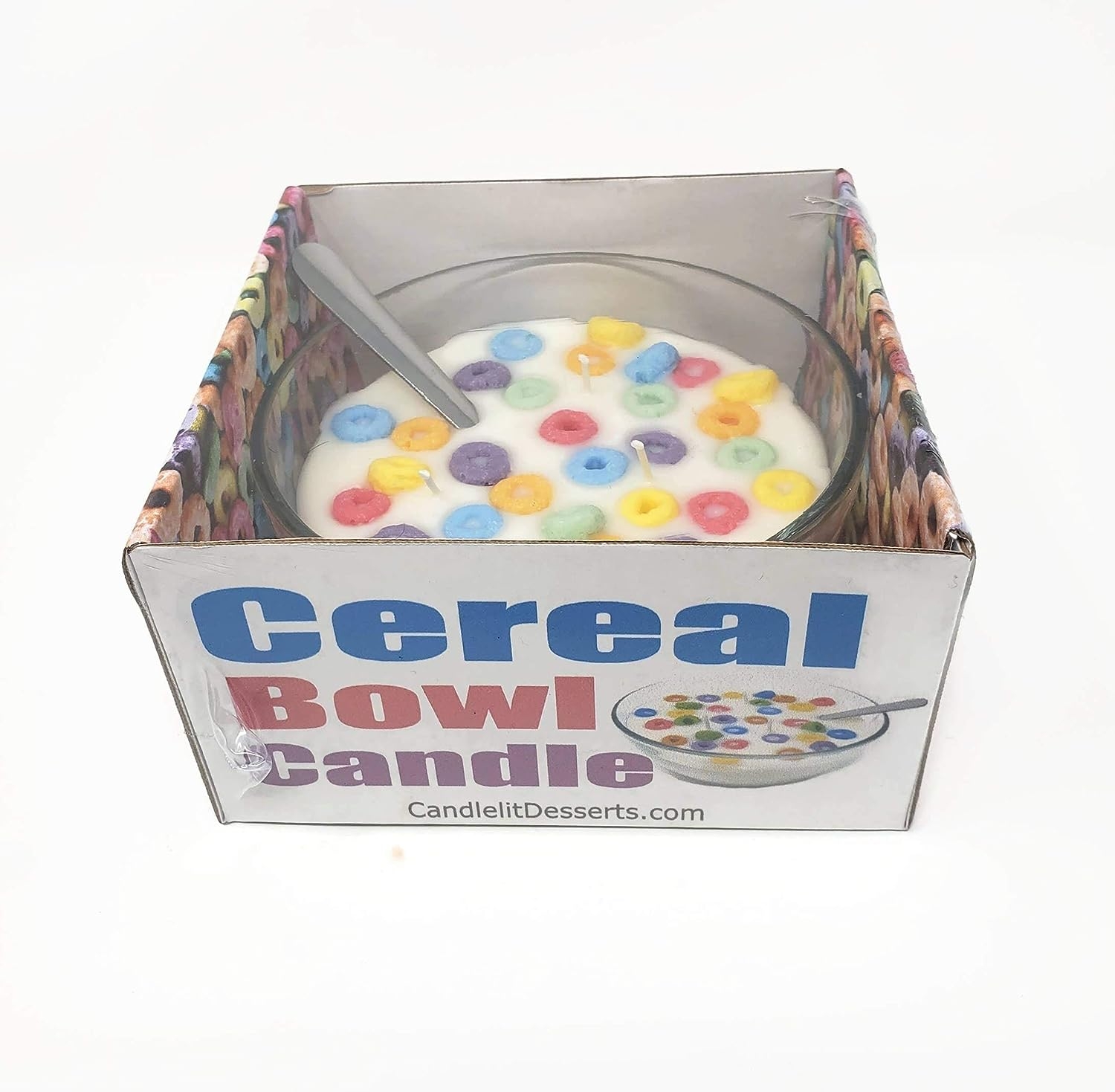 Candlelit Desserts Fruit Loops Style Scented Cereal Bowl Candle   price checker   price checker Description Gallery Reviews