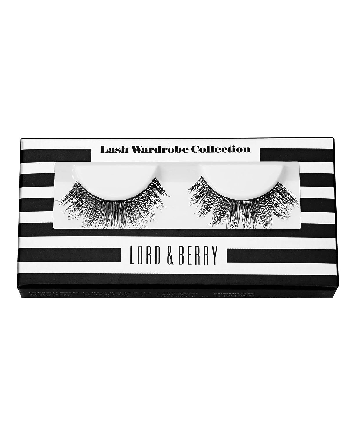 Lord & Berry Lash Wardrobe Collection Double Layered, Cross Hair Design False Natural Eyelashes With Silk Fibers   price