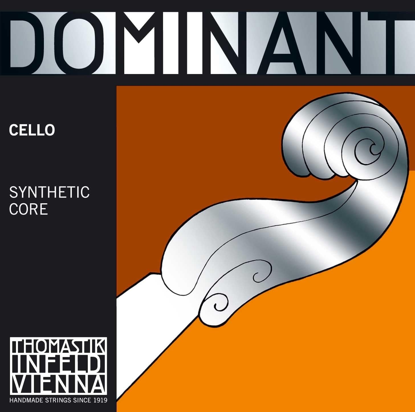 Thomastik-Infeld 145st – Cuerda de violonchelo dominante, cuerda en C individual, herida de cromesteel, tensión Stark (pesada),