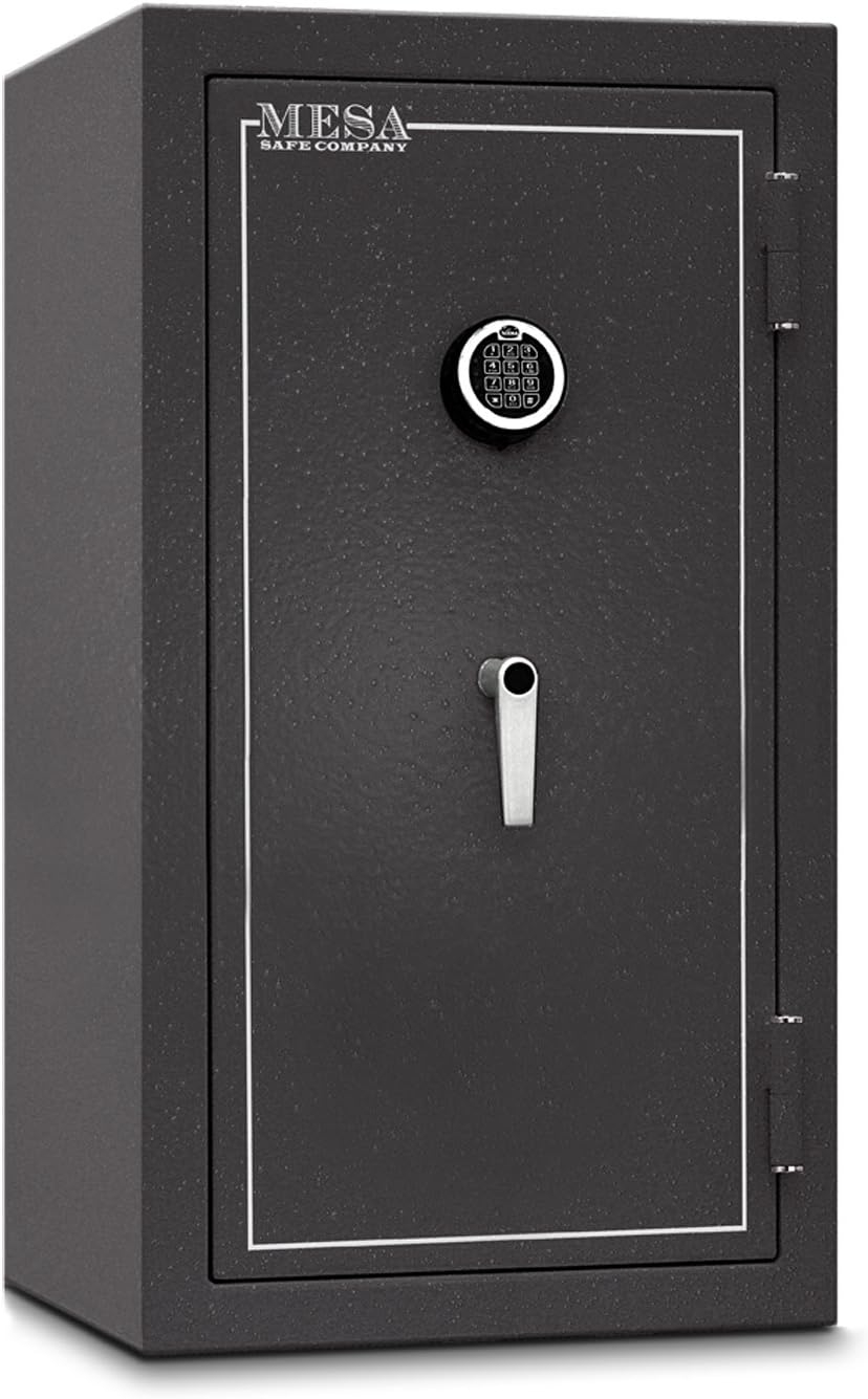 Mesa Safe Company Model MBF3820E Burglary and Fire Safe with Electronic Lock, Hammered Gray   price checker   price checker
