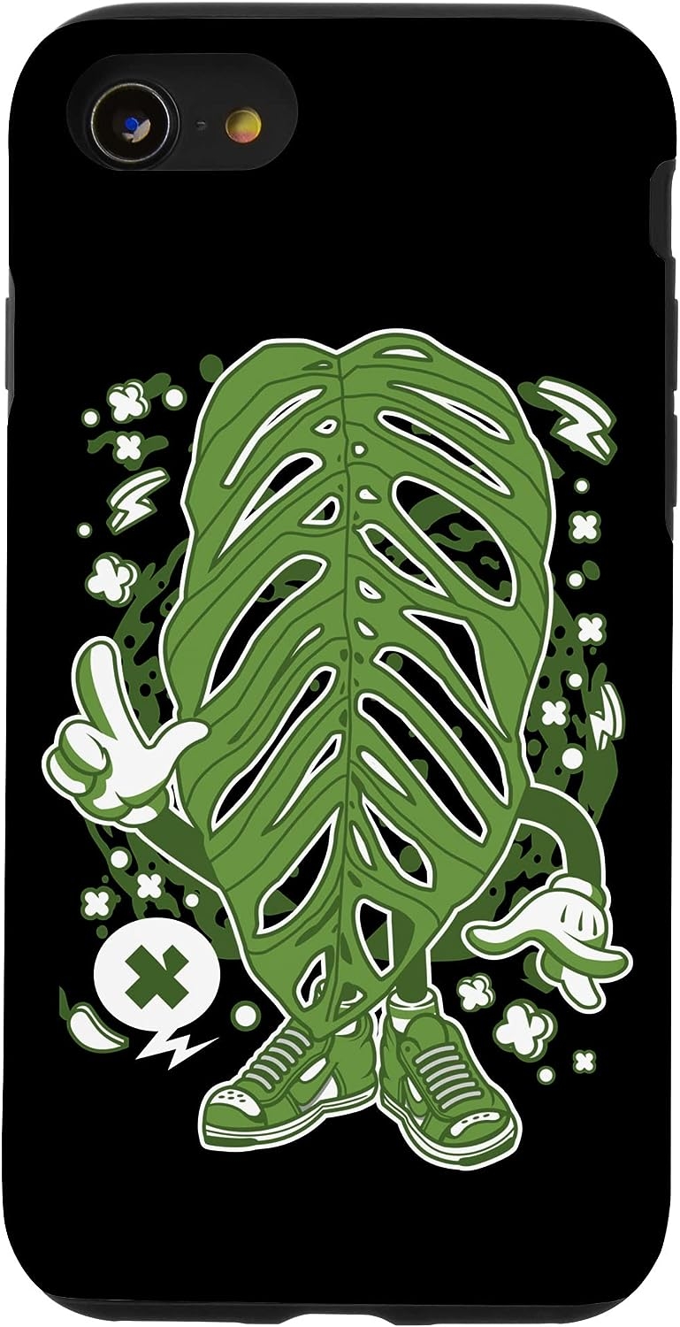 iPhone SE (2020) / 7 / 8 Monstera Esqueleto Adansonii cartoon Botany Botanist Garden Case   price checker   price checker