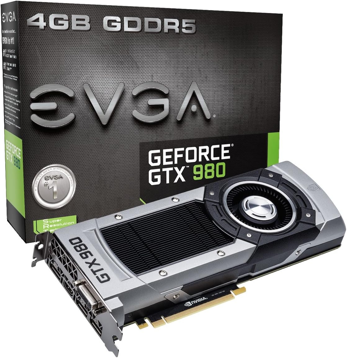 EVGA GeForce GTX 980 4GB GAMING,Silent Cooling Graphics Card 04G-P4-2980-KR   price checker   price checker Description