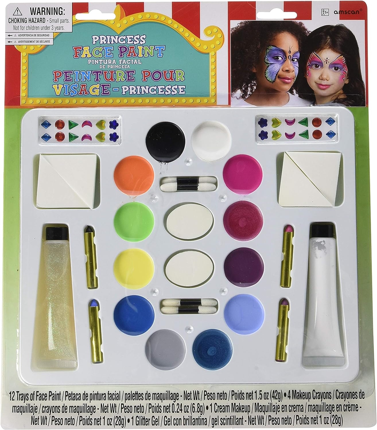 Amscan Princess Face and Body Paint Kit Deluxe – 1 Pc., Game collection   price checker   price checker Description Gallery