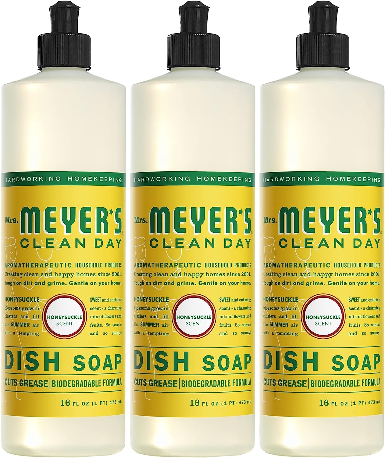 Mrs. Meyer’s Clean Day Liquid Dish Soap, Rosemary, 16 Ounce Bottles, 3pk   price checker   price checker Description Gallery