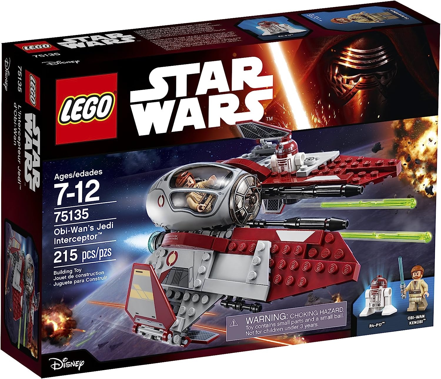 LEGO Star Wars OBI-Wan’s Jedi Interceptor 75135 Building Kit (215 Piece)   price checker   price checker Description Gallery
