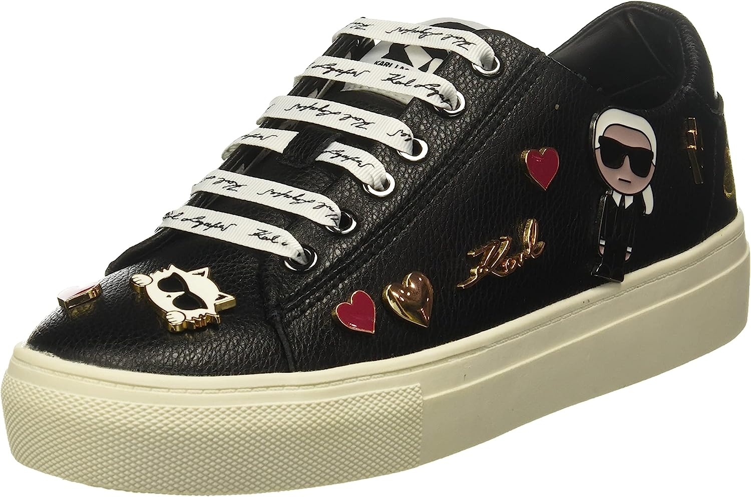 Karl Lagerfeld Paris Women’s Cate Shoes – Sneakers Iconic Klp Pins   price checker   price checker Description Gallery
