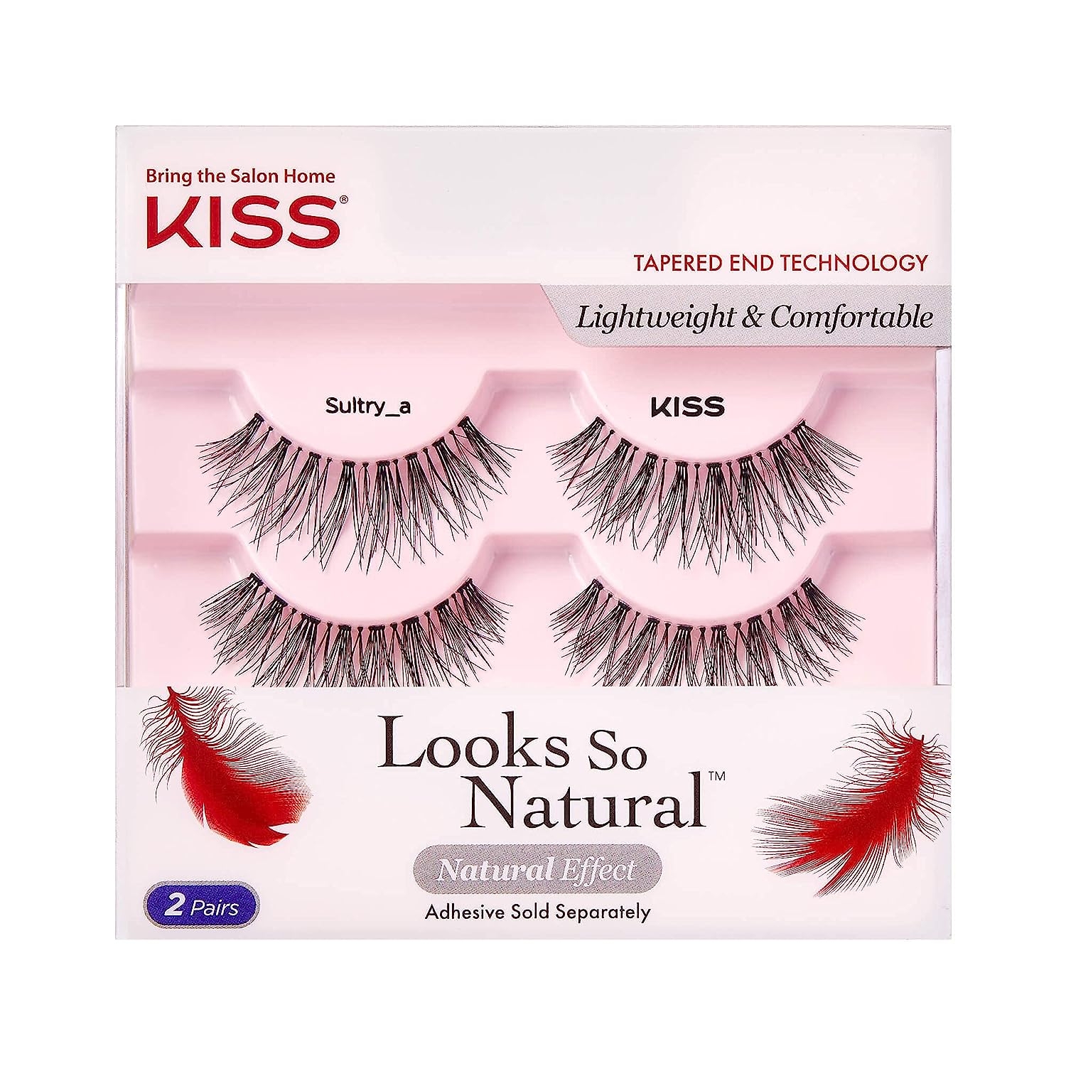 KISS So Wispy False Eyelashes Multipack 11, Full Bouncy Volume & Curl, Signature Wispy Effect, Quality Synthetic, Crisscross