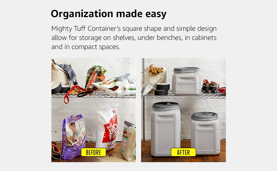 Organization Made Easy with Pet Food Storage Containers 