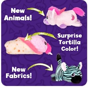 Pegasus, Cebra, Husky: ¡Nuevos Animalitos! Telas nuevas y divertidas. Sorpresa Tortilla Color!