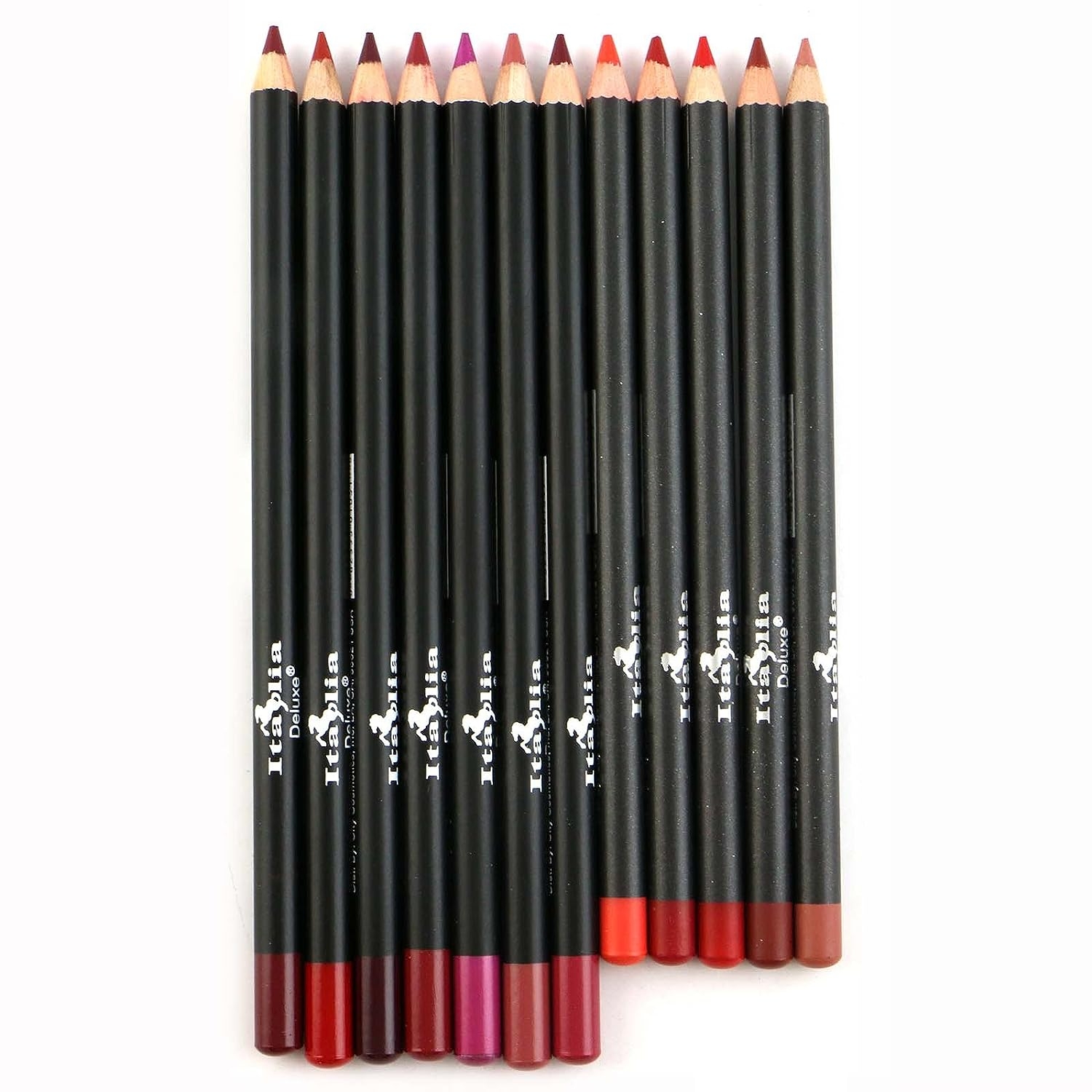12pc Italia Deluxe Ultra Fine Lip Liner set of 12 color   price checker   price checker Description Gallery Reviews Variations