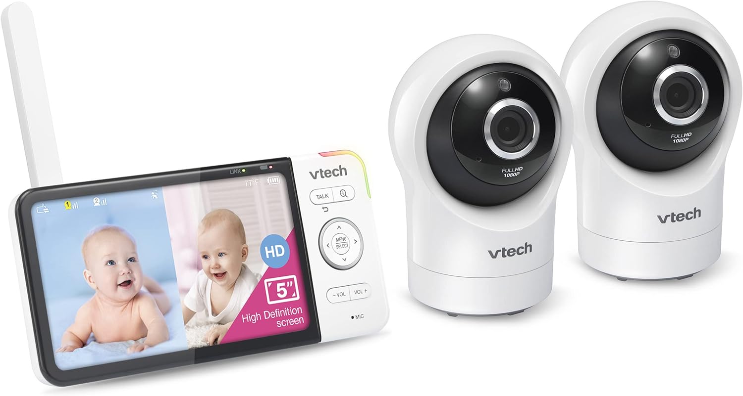 VTech RM5764-2HD 1080p Smart WiFi Remote Access 2 Camera Baby Monitor Guide how to set up